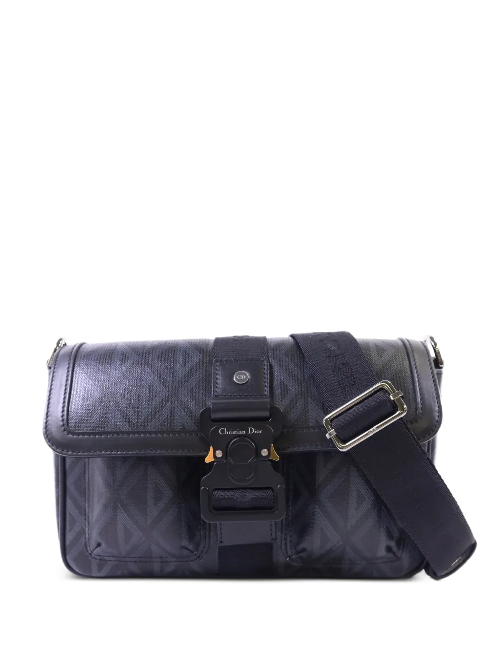 Christian Dior Pre-Owned Hit The Road CD Diamond shoulder bag - Black