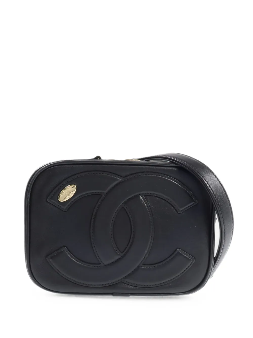 CHANEL Pre-Owned CC chain cross body bag - Black