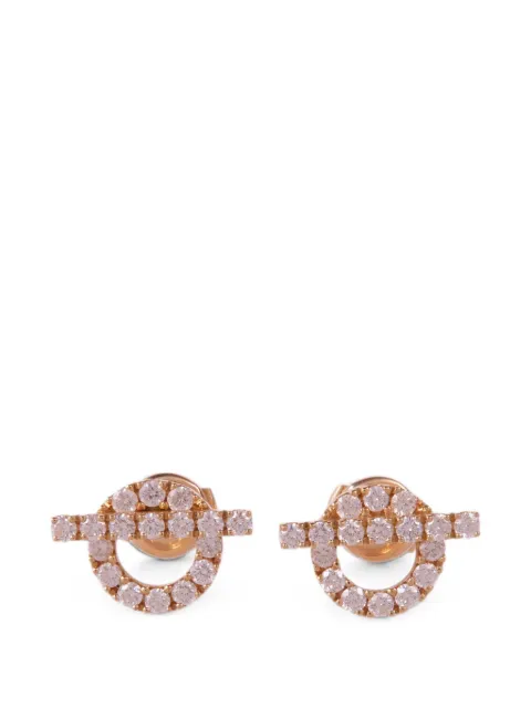 Hermès Pre-Owned pendientes Finesse con diamantes