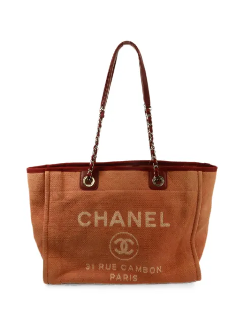 CHANEL Pre-Owned MM Deauville CC tote bag