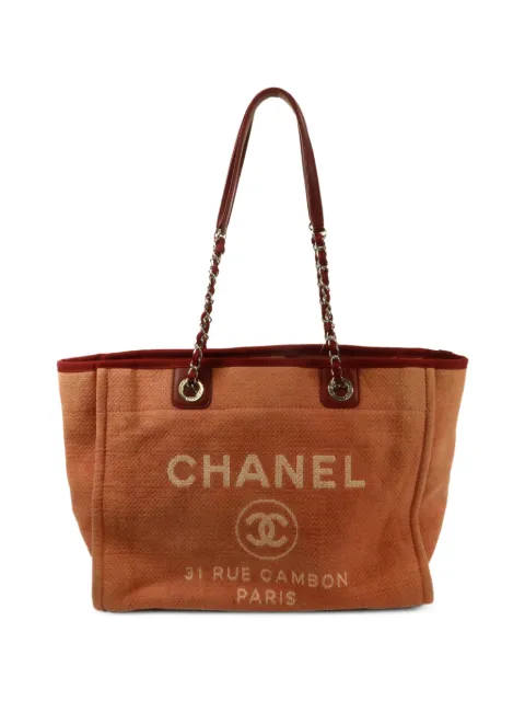 CHANEL Pre-Owned MM Deauville CC tote bag