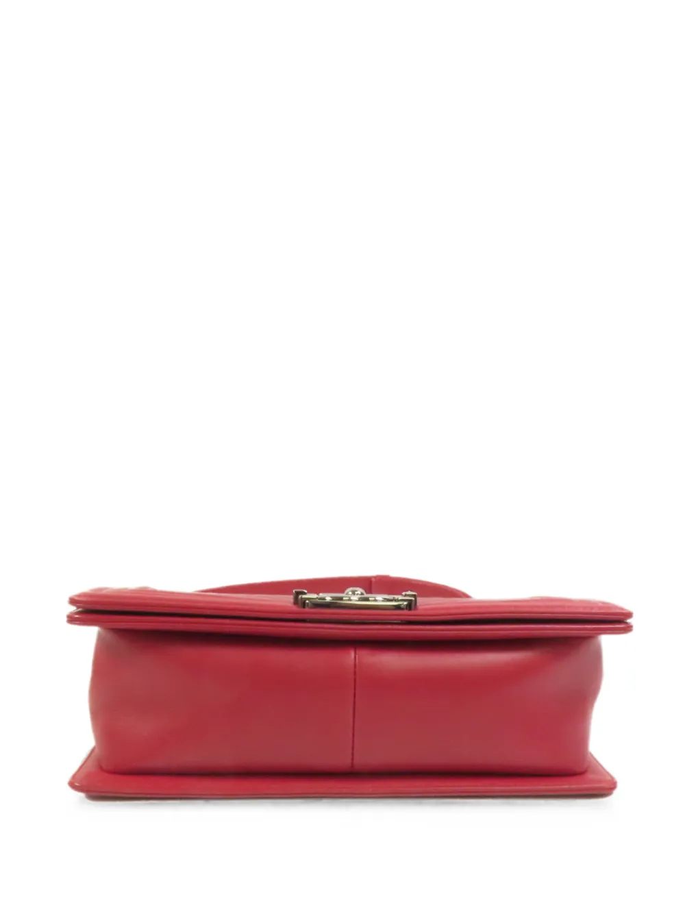 CHANEL Pre-Owned 25 Boy chevron shoulder bag - Rosso