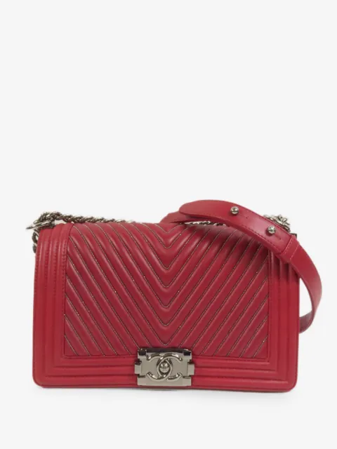 CHANEL Pre-Owned 25 Boy chevron shoulder bag
