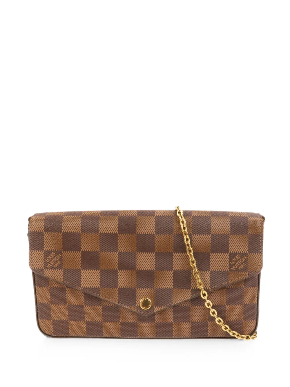Louis Vuitton Pre-Owned Borsa a tracolla Felicie Pochette Damier - Marrone