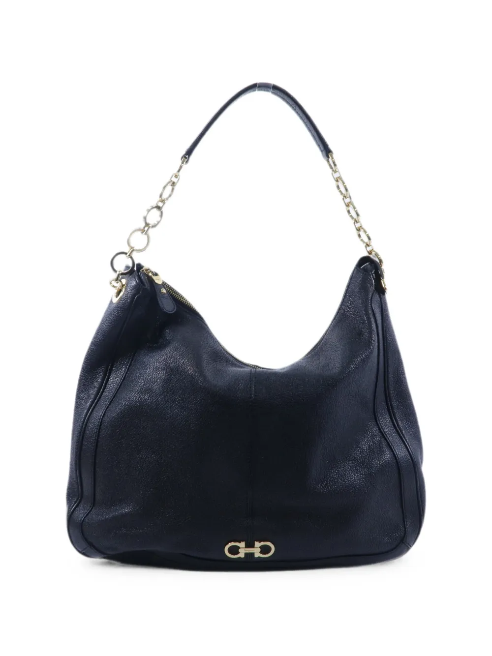 Ferragamo Pre-Owned Gancini chain shoulder bag - Nero