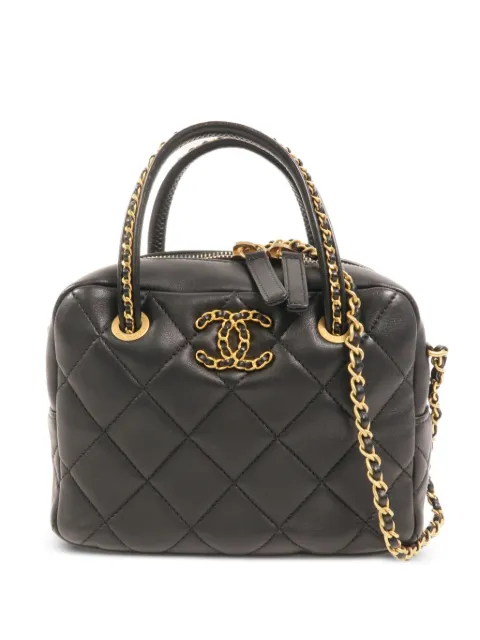 CHANEL Pre-Owned tote bowling CC