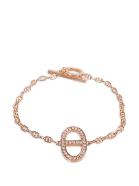 Hermès Pre-Owned Chaine d'ancre diamond bracelet