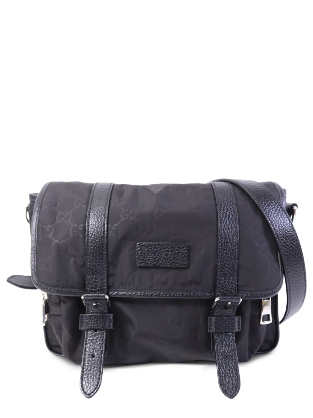 Gucci Pre-Owned Borsa messenger GG - Nero