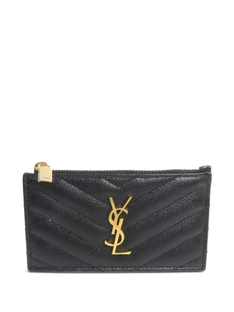 Saint Laurent Pre-Owned Cassandre quilted card holder