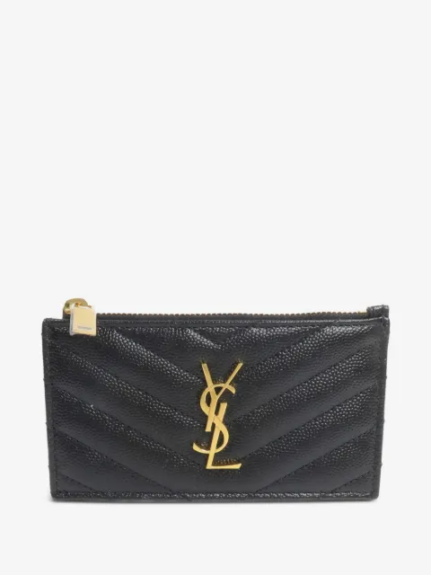 Saint Laurent Pre-Owned Cassandre quilted card holder