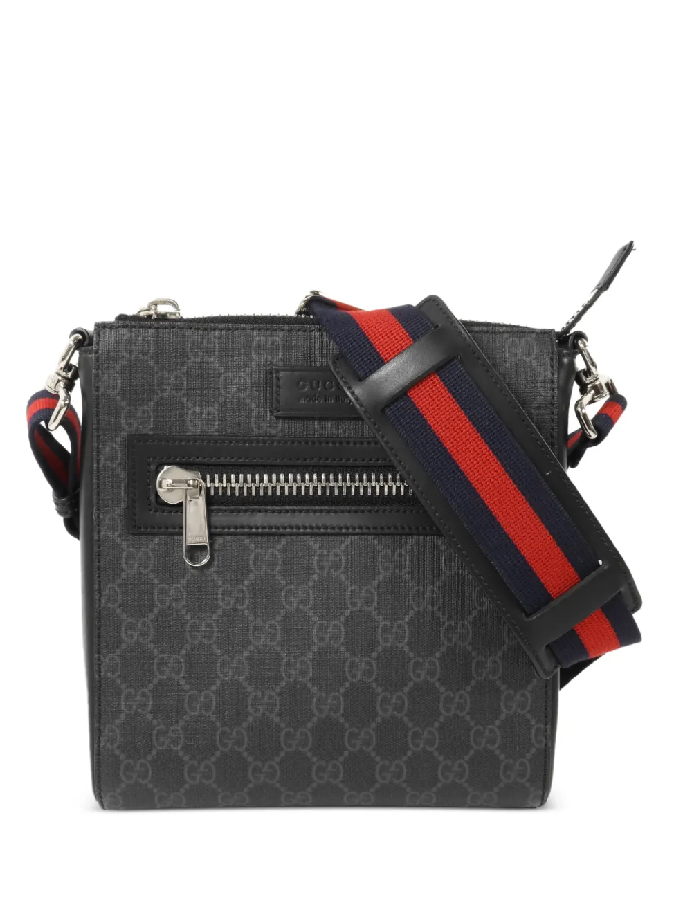 Gucci Pre-Owned Borsa messenger GG Supreme - Nero