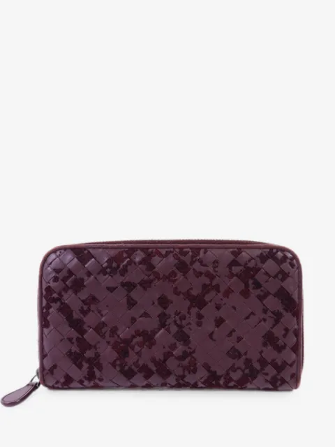 Bottega Veneta Pre-Owned Intrecciato zip-around wallet
