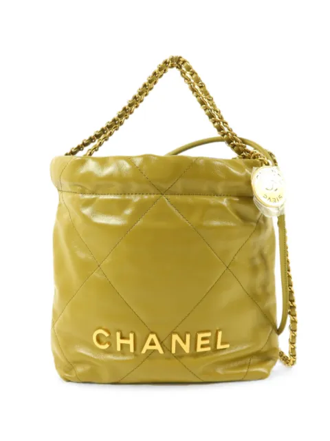 CHANEL Pre-Owned 22 mini quilted shoulder bag