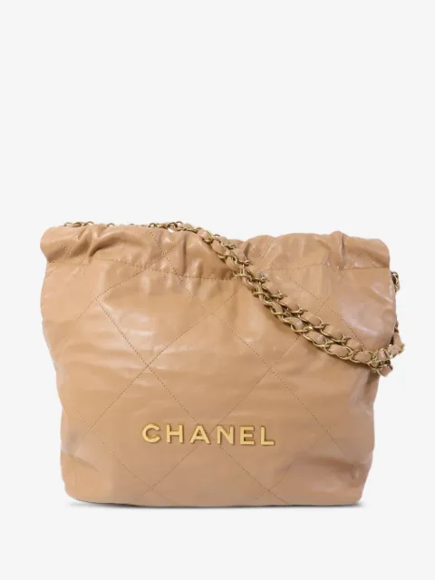 CHANEL Pre-Owned small 22 chain shoulder bag