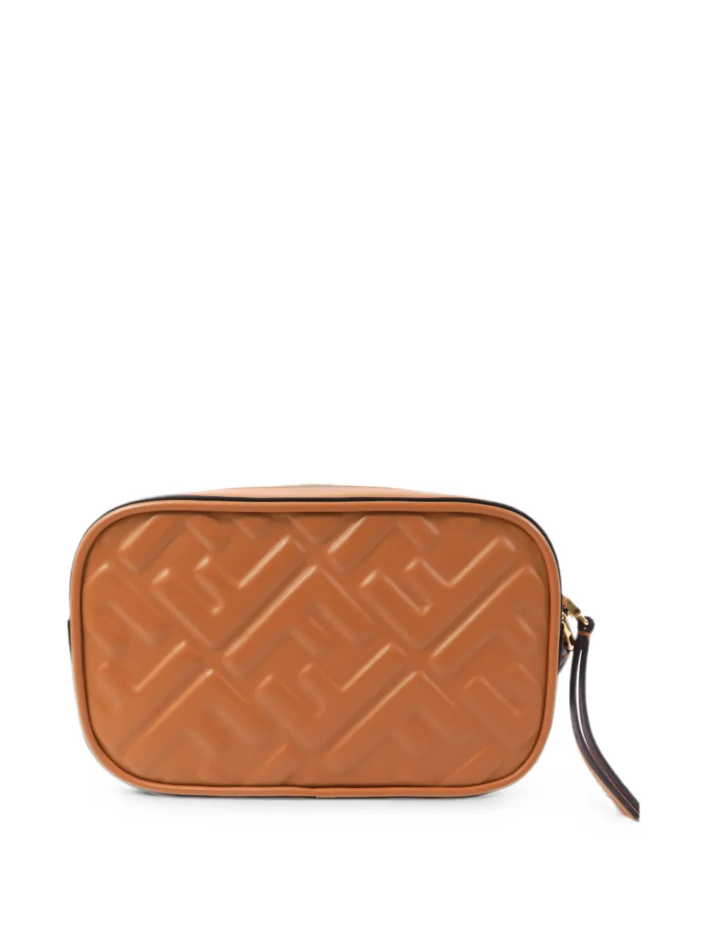 Fendi Pre-Owned Crossbodytas met FF logo Bruin