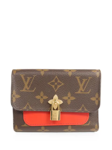 Louis Vuitton Pre-Owned Monogram Flower Lock portemonnee