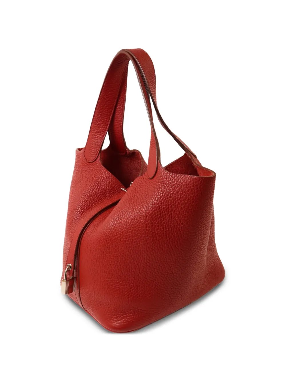 Hermès Pre-owned 2014 MM Picotin Tote Bag in Red, view 3