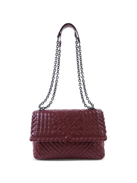 Bottega Veneta Pre-Owned Intrecciato-leather shoulder bag