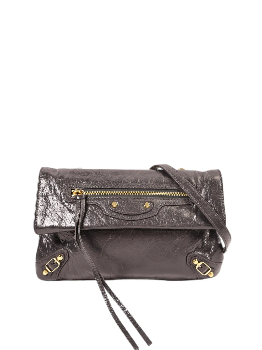 Balenciaga Pre-Owned Mini-Schultertasche mit Kuvertform - Grau
