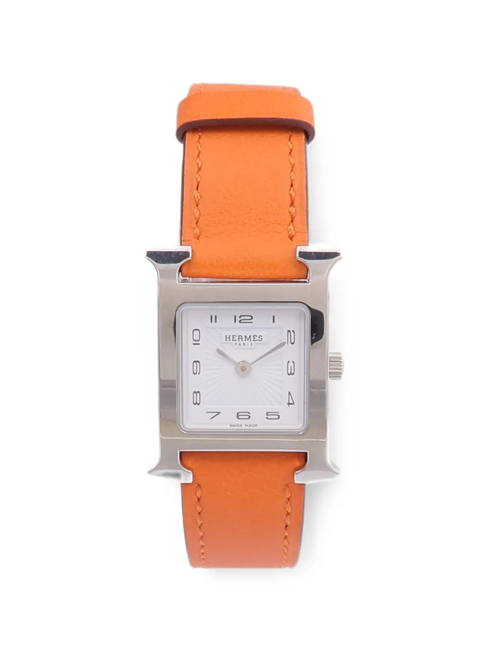 Hermès Pre-Owned Heure H Armbanduhr 30.01mm - Weiß