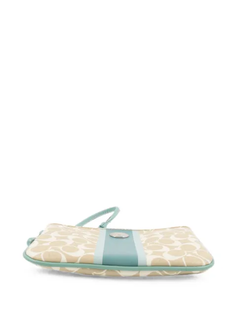 Coach Vintage Signature monogram pouch