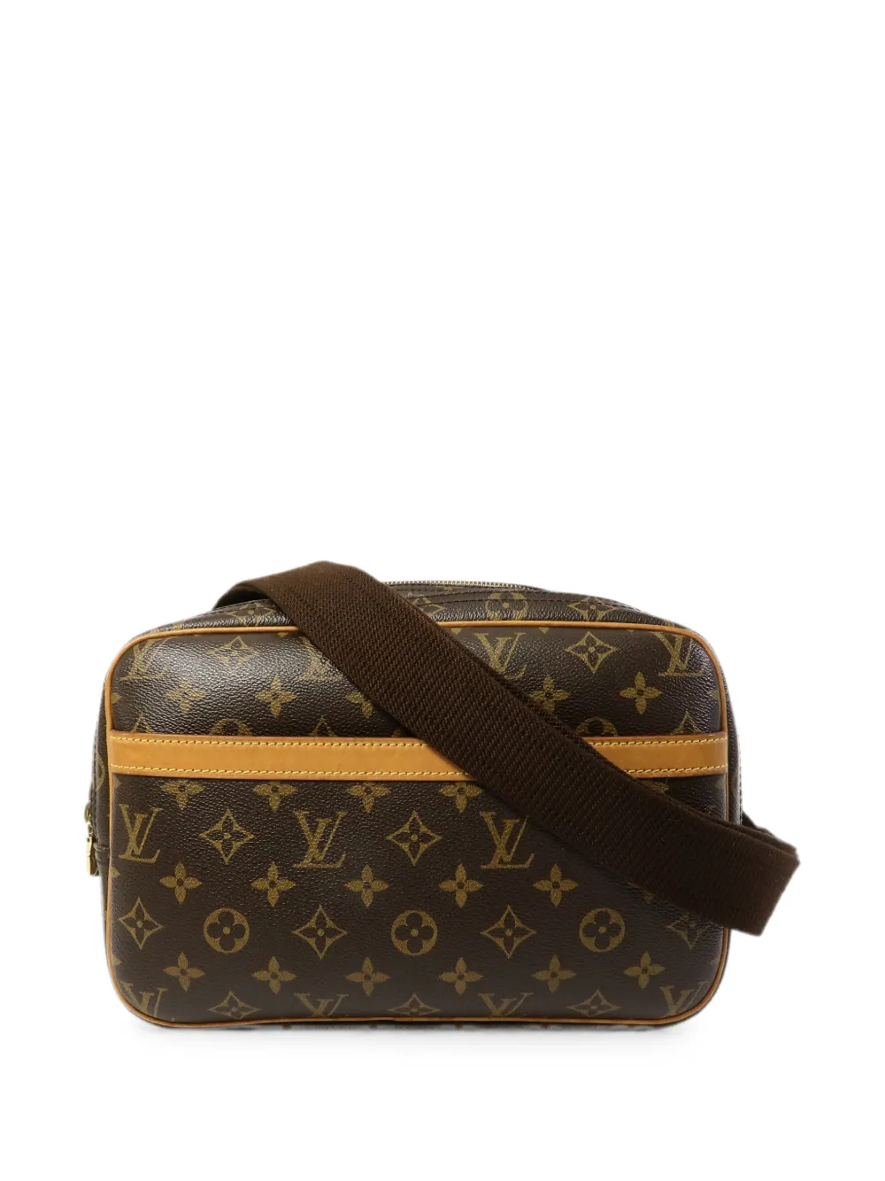 Louis Vuitton Pre-Owned Reporter PM Schultertasche mit Monogramm - Braun