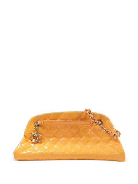 CHANEL Pre-Owned CC 다이아몬드 퀼팅 숄더 백