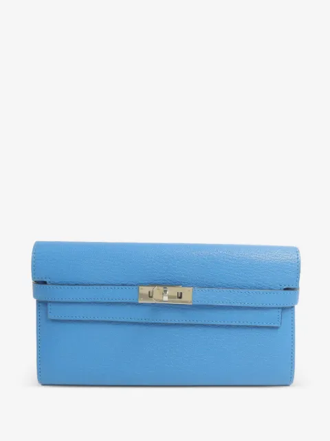 Hermès Pre-Owned portefeuille Kelly en cuir