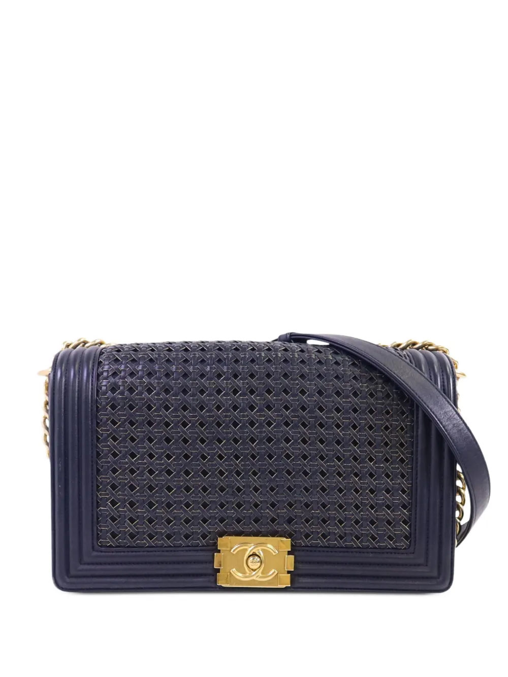 CHANEL Pre-Owned 28 Boy shoulder bag - Blue