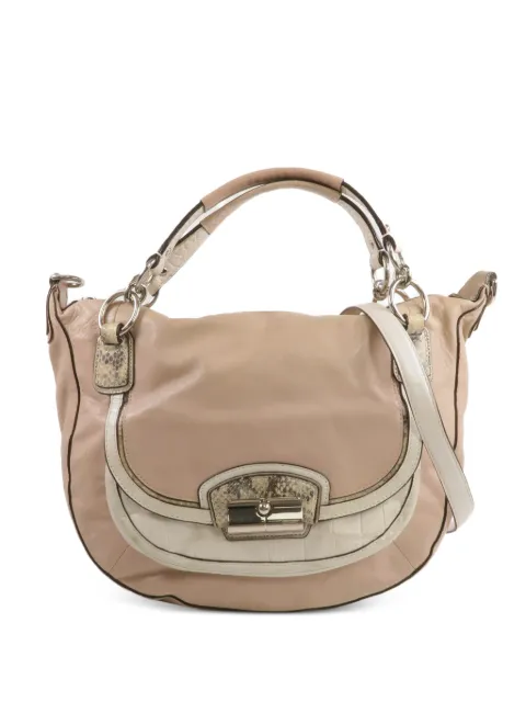 Coach Vintage sac porté épaule à design embossé