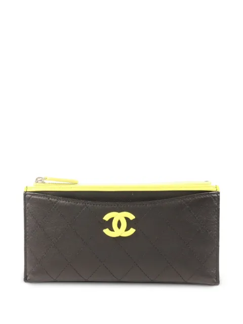 CHANEL Pre-Owned cartera con logo CC entrelazado