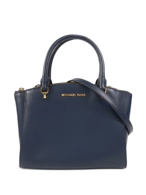 Michael Kors Vintage logo-detail leather shoulder bag