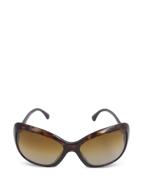 CHANEL Pre-Owned CC pearl-embellished sunglasses