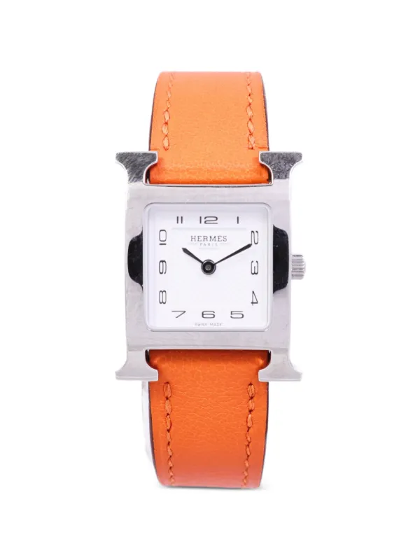 Hermès Pre-owned H Watch 21mm Watch in White