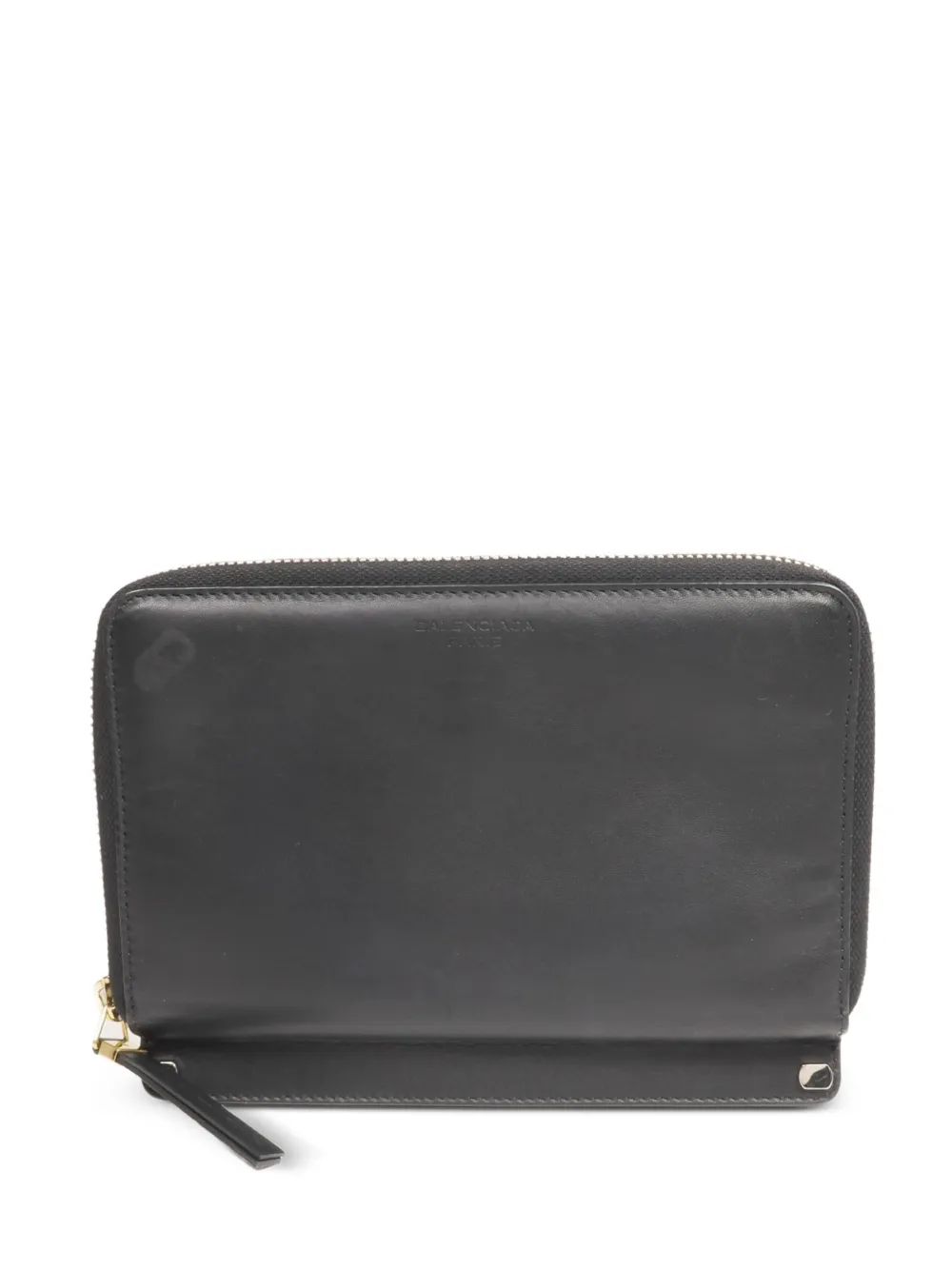Balenciaga Pre-Owned Rundes Portemonnaie mit Reißverschluss - Schwarz