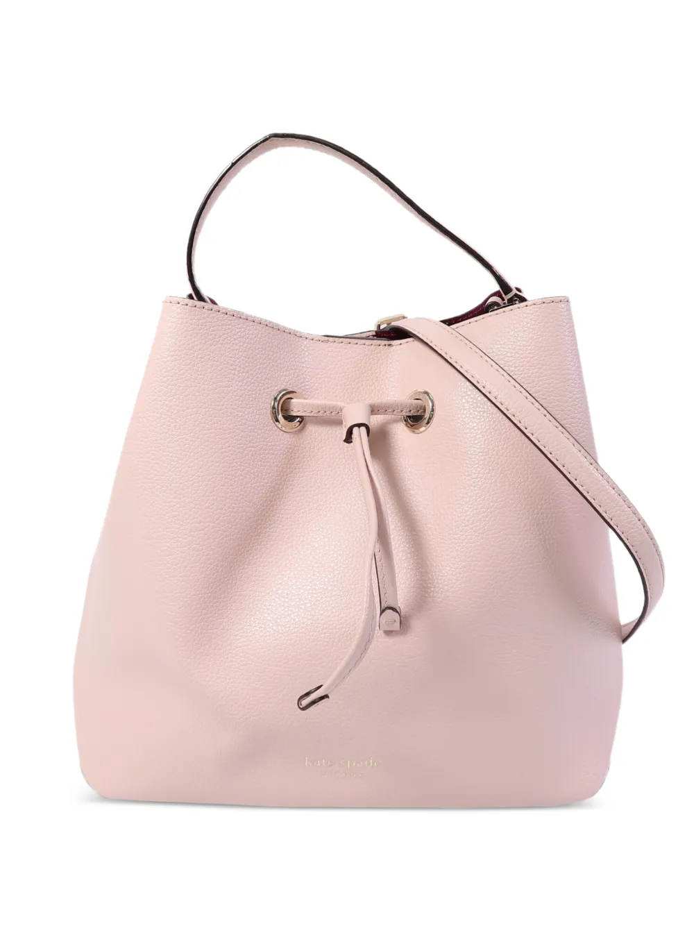Kate Spade Borsa a secchiello in pelle con coulisse - Rosa
