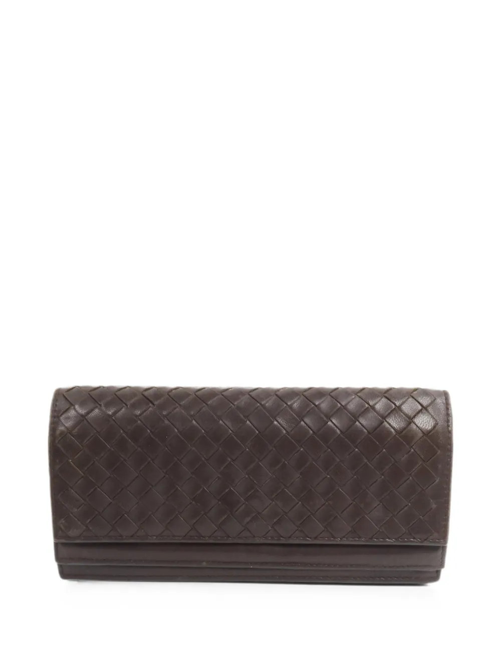 Bottega Veneta Pre-Owned Intrecciato Portemonnaie - Braun