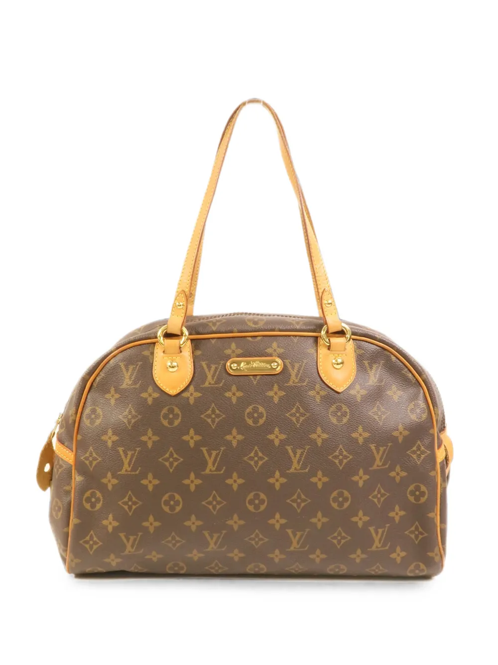 Louis Vuitton Pre-Owned Borsa a spalla Montorgueil con monogramma - Marrone