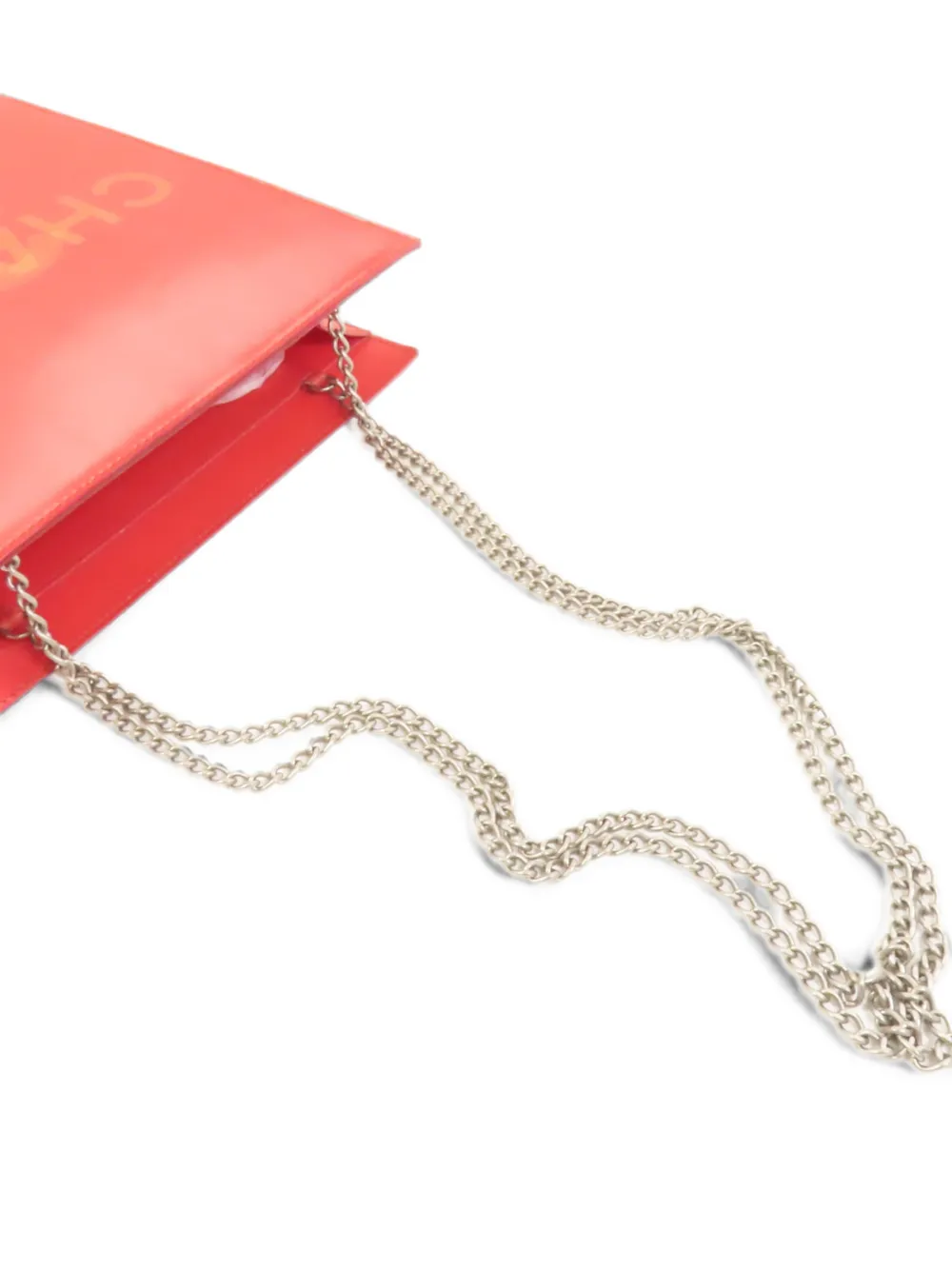 CHANEL Pre-Owned CC holografische schoudertas Rood