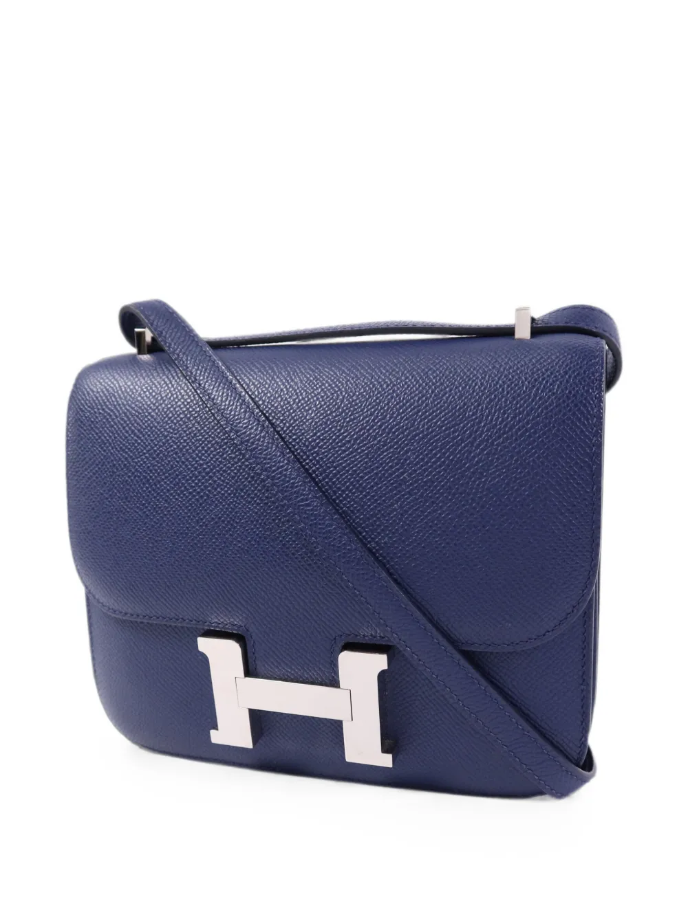 Hermès Pre-owned Constance Epsom Crossbody Bag in Blue, view 3