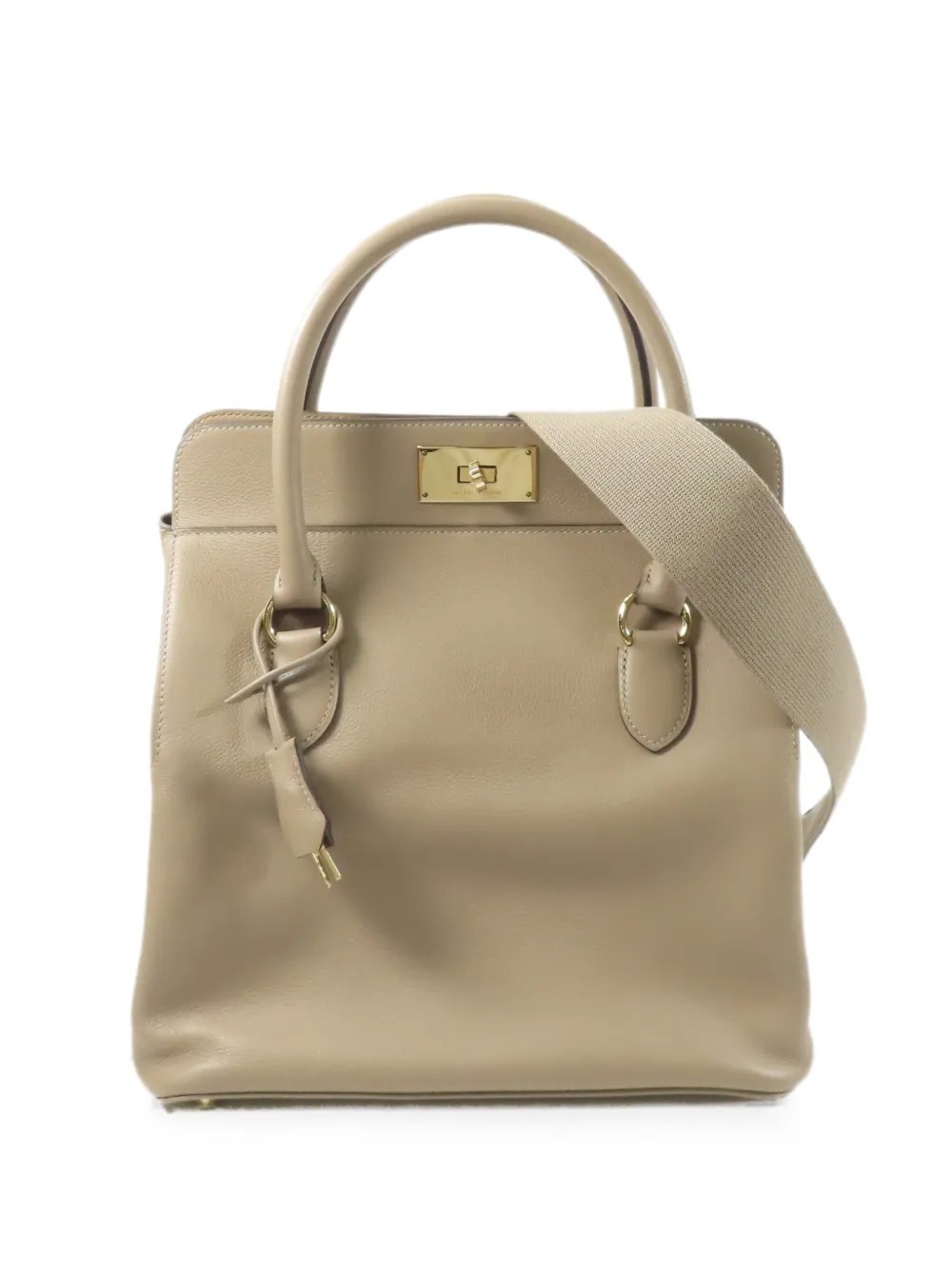 Hermès Pre-Owned 2017 26 Toolbox shoulder bag - Toni neutri