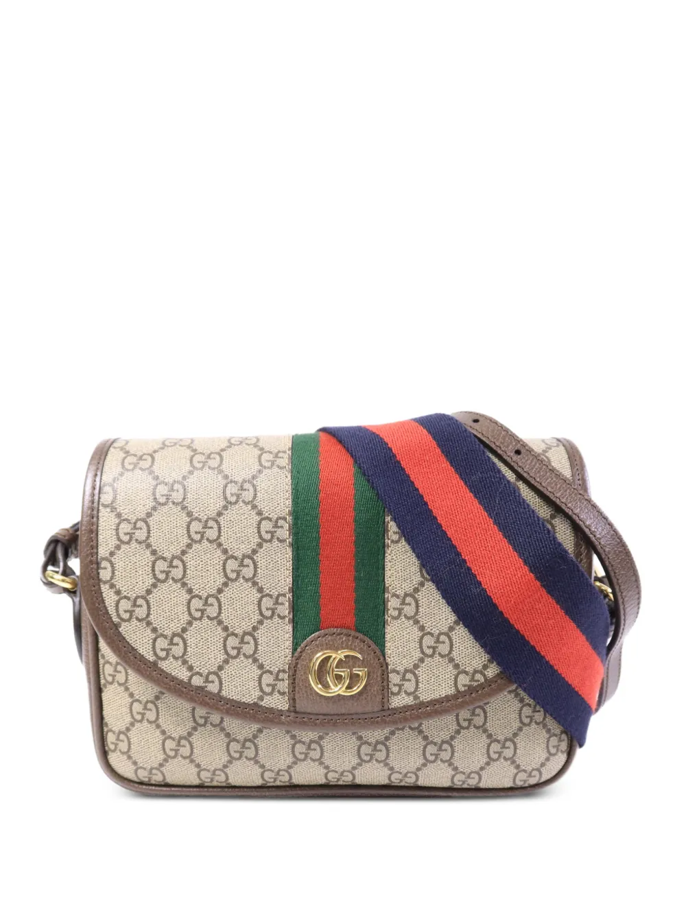 Gucci Pre-Owned Ophidia Schultertasche mit GG-Logo - Nude