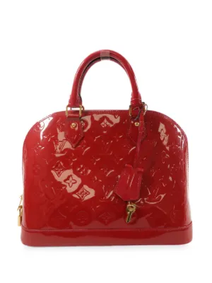 Louis Vuitton Pre-Owned アルマ BB モノグラム ヴェルニ ハンドバッグ