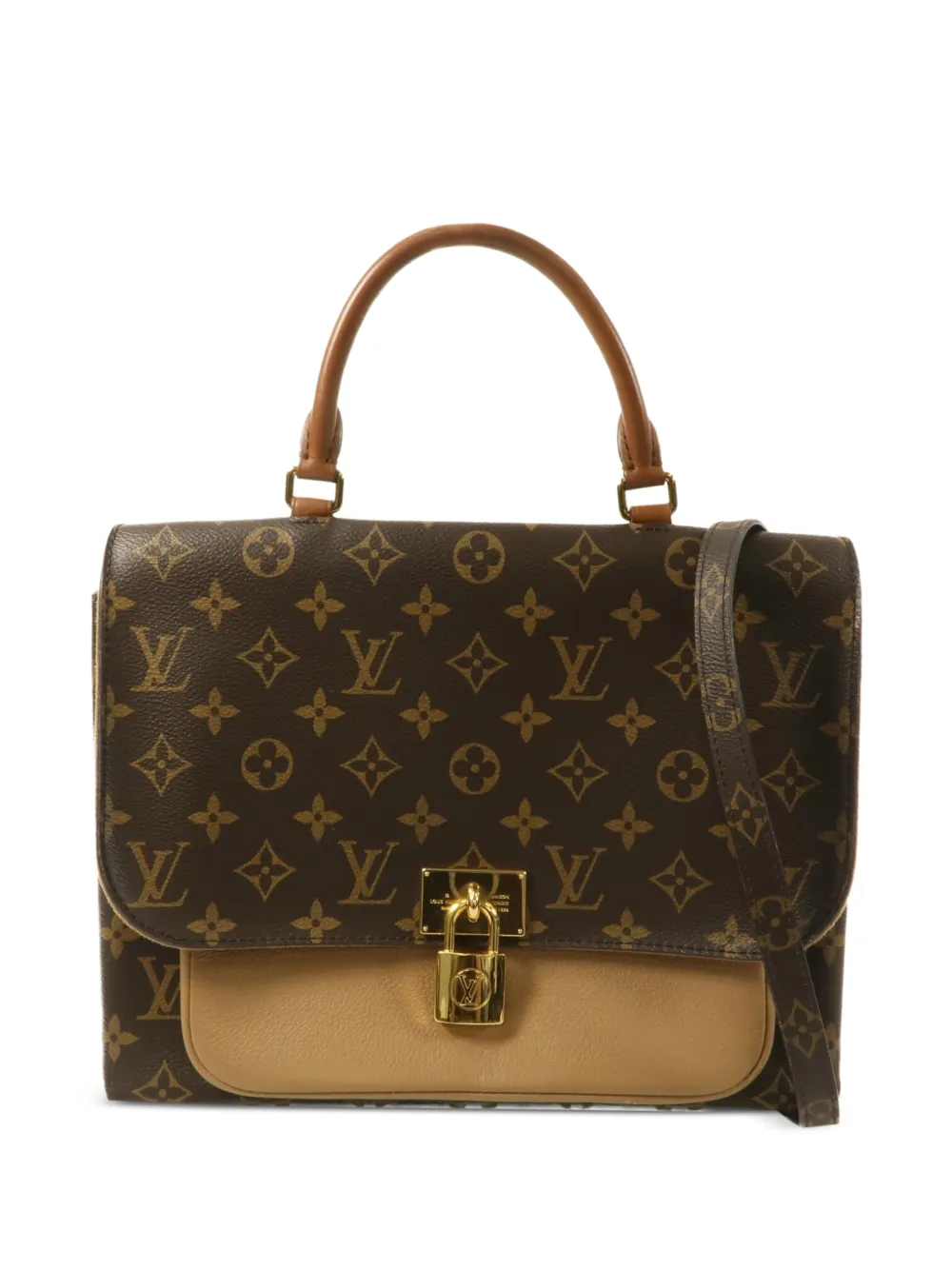 Louis Vuitton Pre-Owned Borsa tote Marignan con monogramma - Marrone