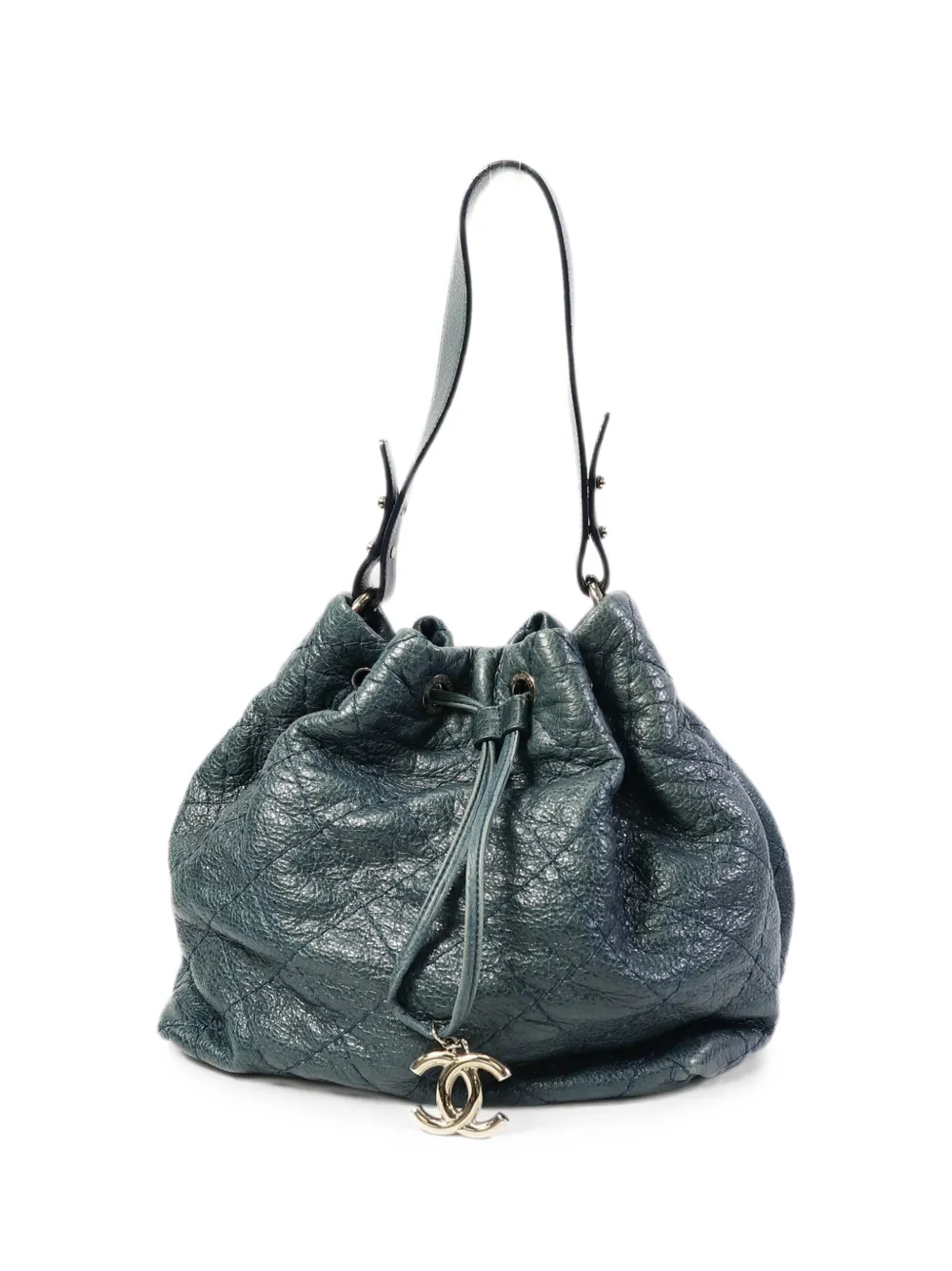 CHANEL Pre-Owned quilted CC shoulder bag - Blu