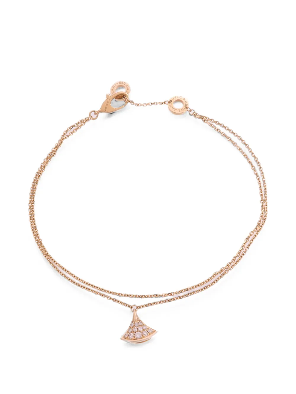 Pre-owned Bvlgari Divas' Dream Diamond Bracelet In Pink