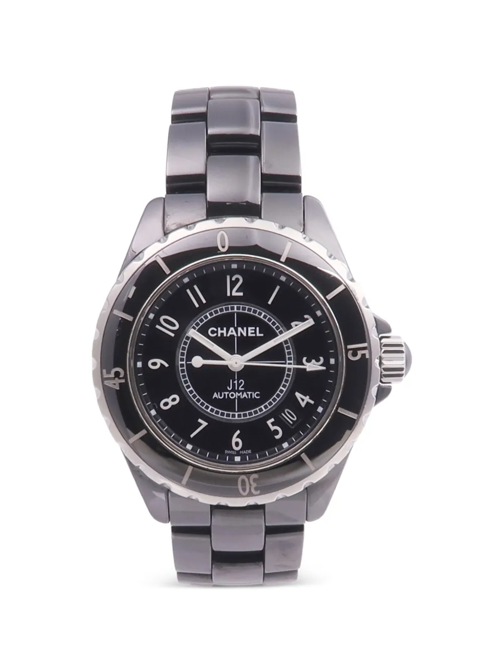 CHANEL Pre-Owned J12 38mm watch - Black