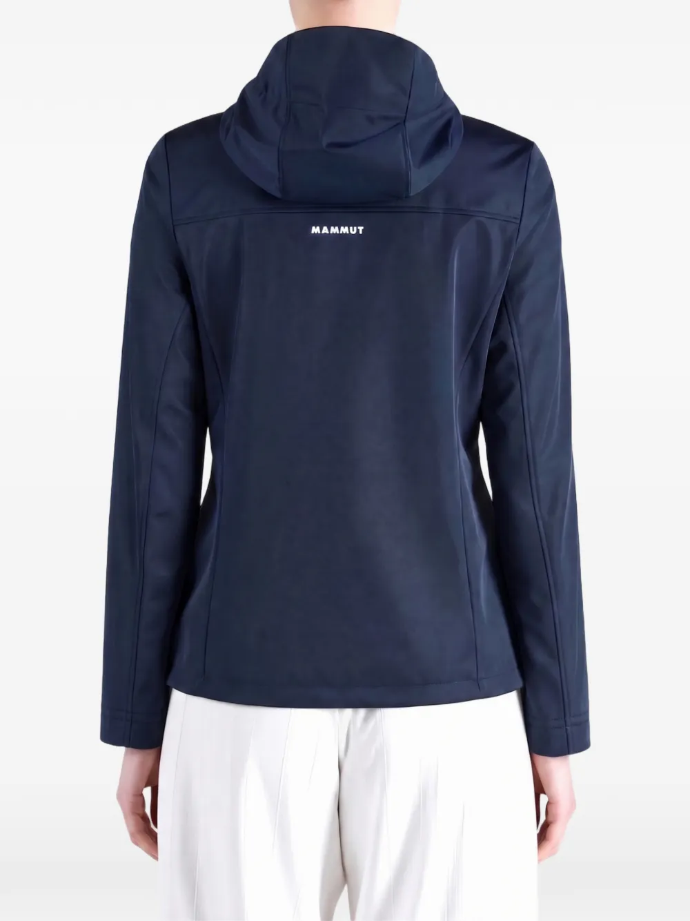 Mammut Ultimate VIII SO jack met capuchon en logoprint Blauw