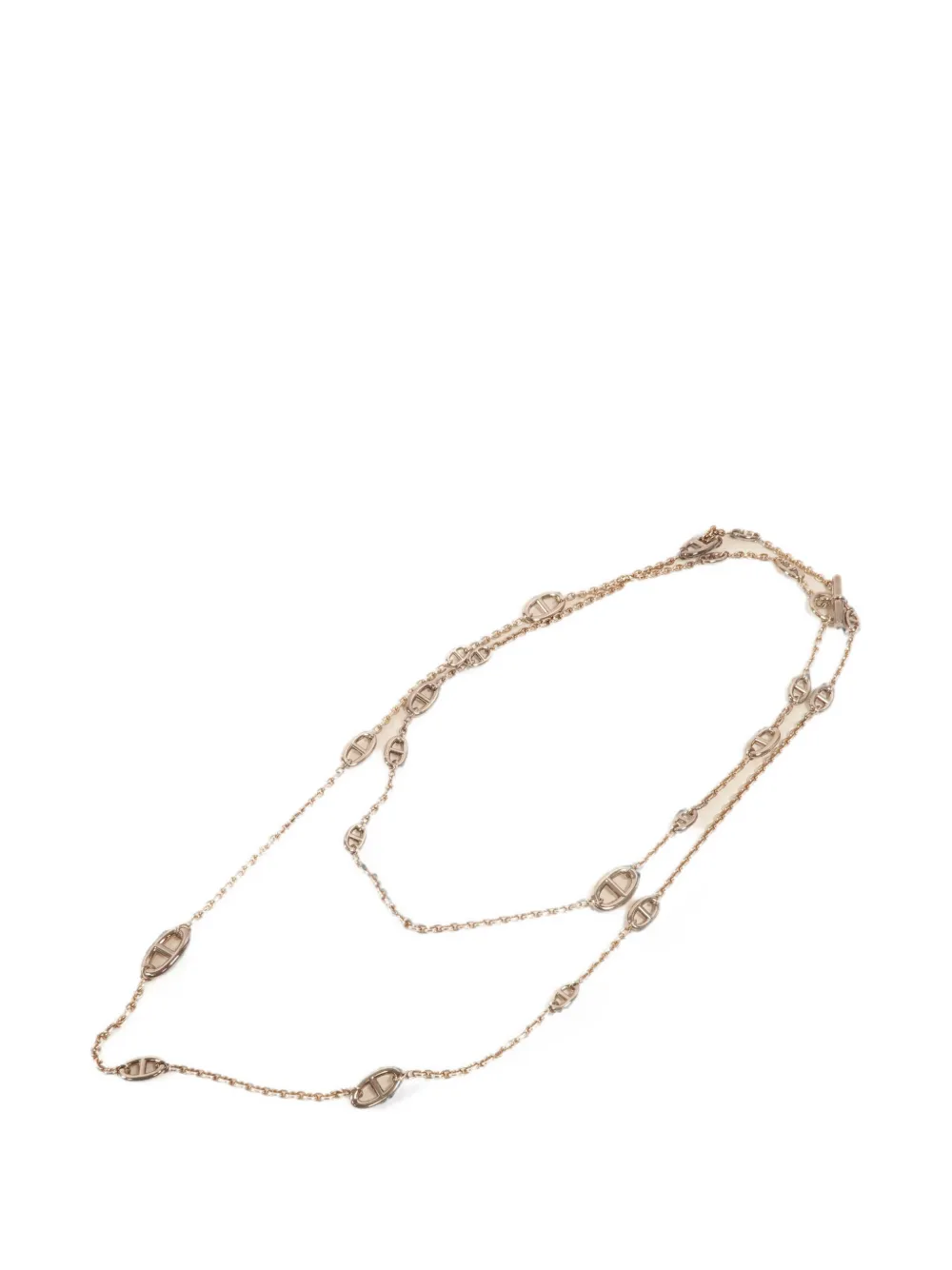 Pre-owned Hermes Farandole Necklace In Pink