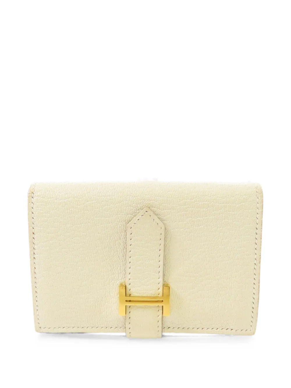 Hermès Pre-Owned 2023 Mini Bearn leather wallet - Toni neutri